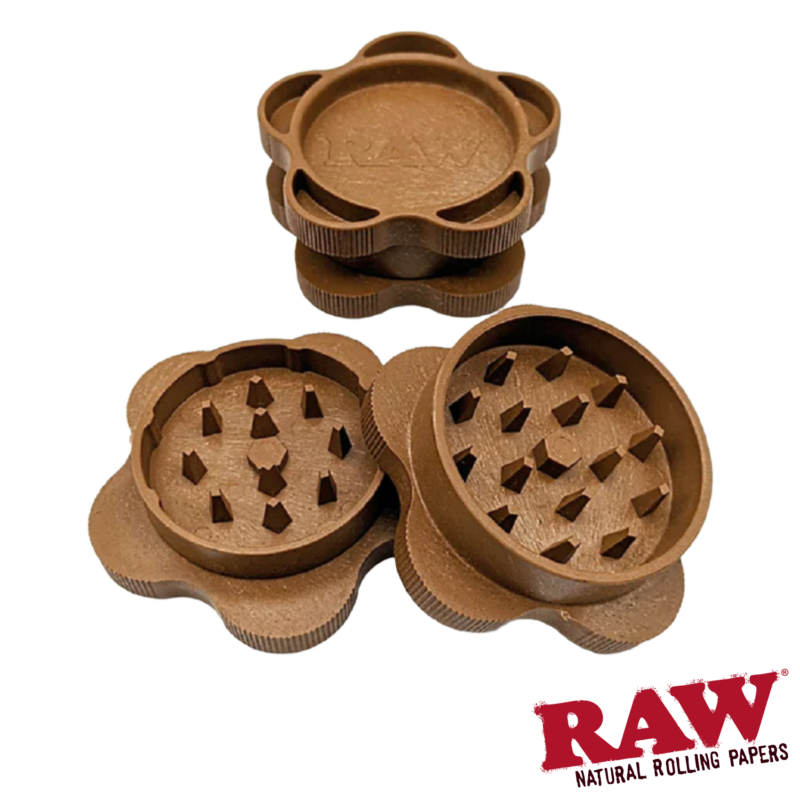 raw gripper 2 part hemp grinder