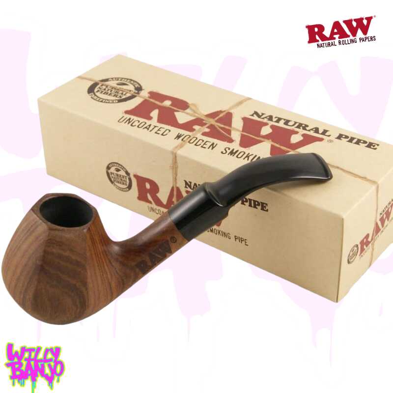 RAW Natural Wooden Smoking Pipe