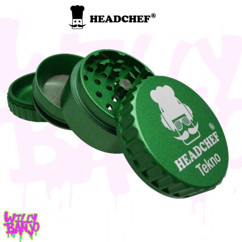 Headchef Tekno 4-Part 60mm Ceramic Coated Non-Stick grinder