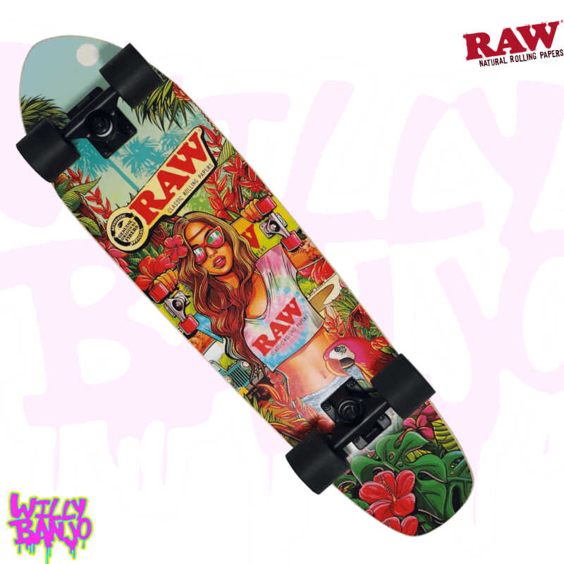 RAW Skateboard - Brazil Girl - Fully Assembled - Rawthentic