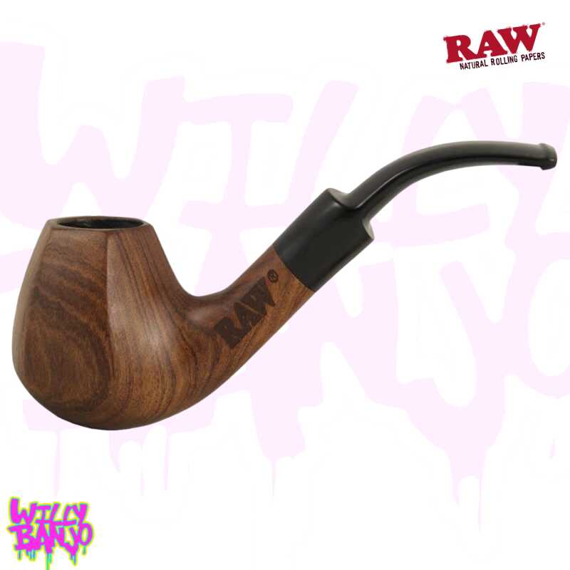 RAW Natural Wooden Smoking Pipe