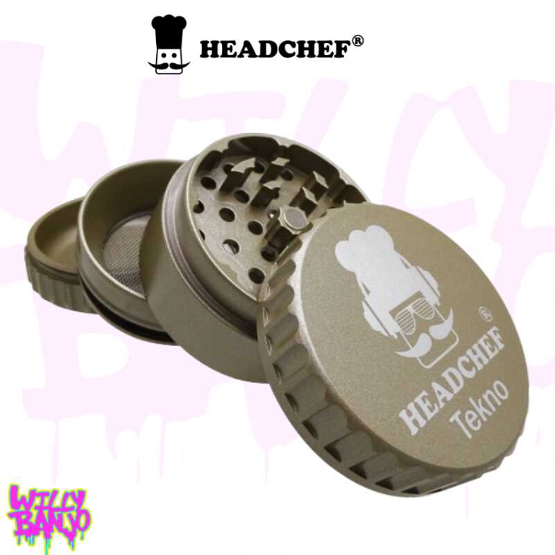 Headchef Tekno 4-Part 60mm Ceramic Coated Non-Stick grinder