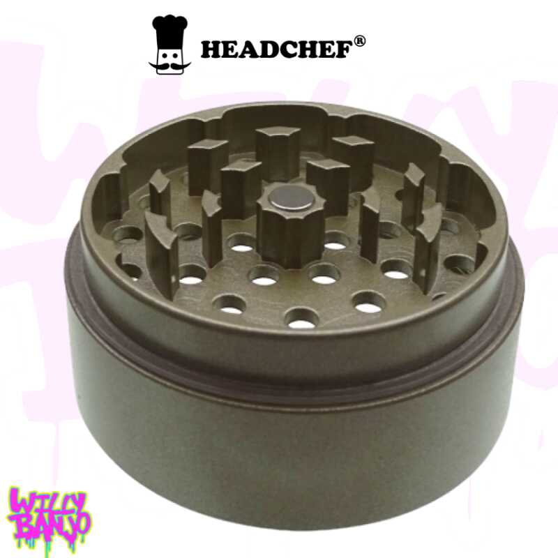 Headchef Tekno 4-Part 60mm Ceramic Coated Non-Stick grinder