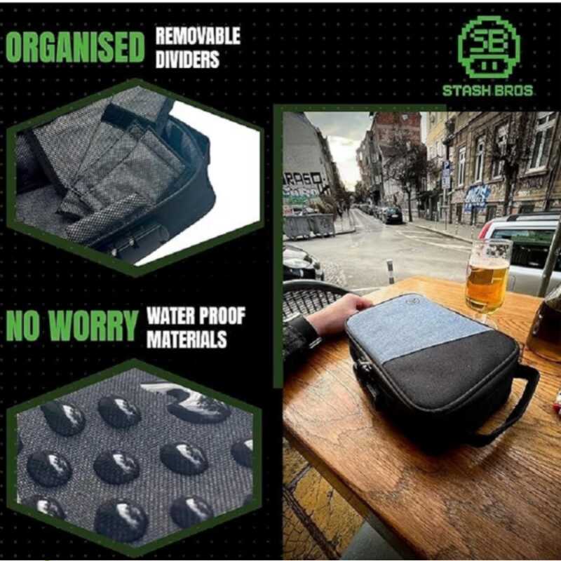 Stash Bros Smell Proof Bag with Accessories