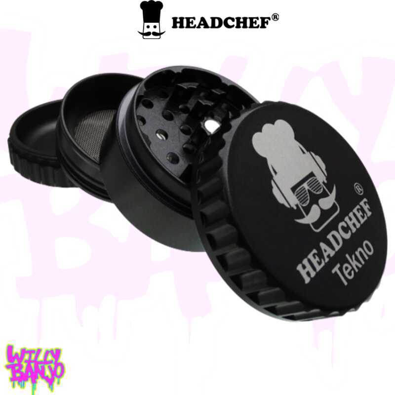 Headchef Tekno 4-Part 60mm Ceramic Coated Non-Stick grinder