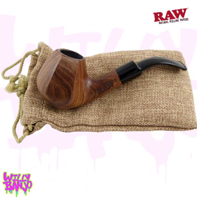 RAW Natural Wooden Smoking Pipe