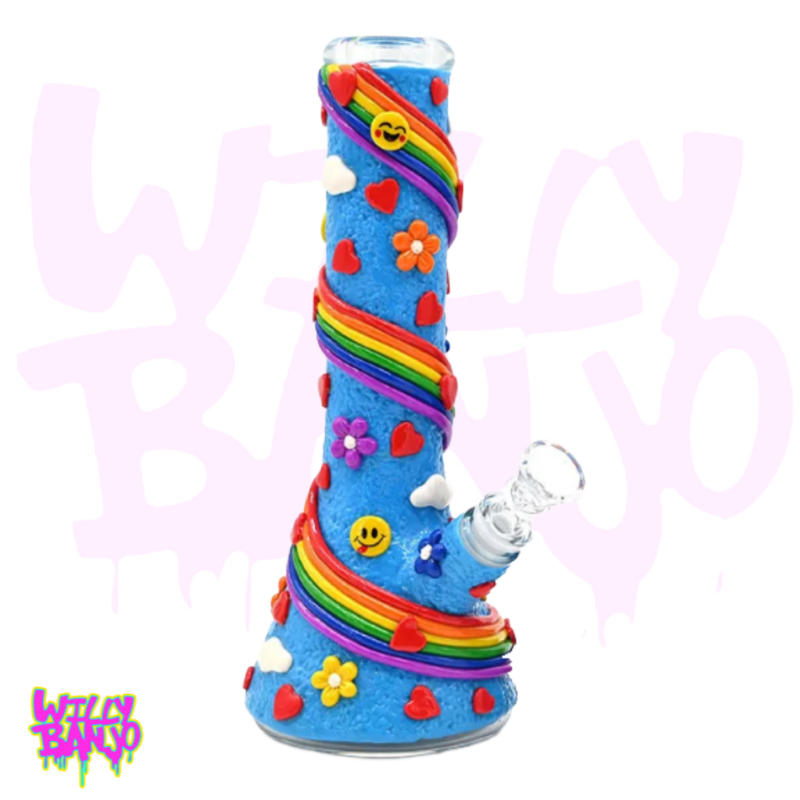 3D Resin Rainbow Glass Bong