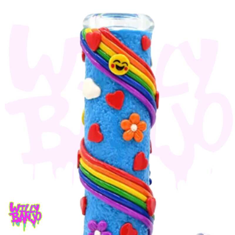 3D Resin Rainbow Glass Bong