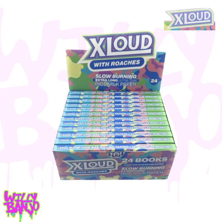 XLoud XL White Rice Milk Papers With Tips