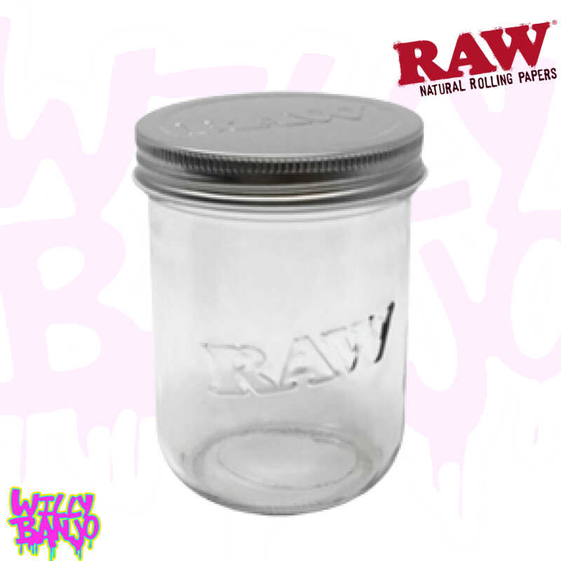 RAW Glass Mason Storage Jars