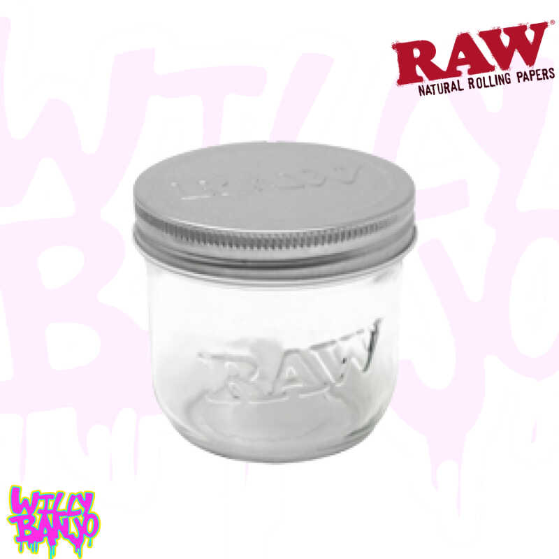 RAW Glass Mason Storage Jars