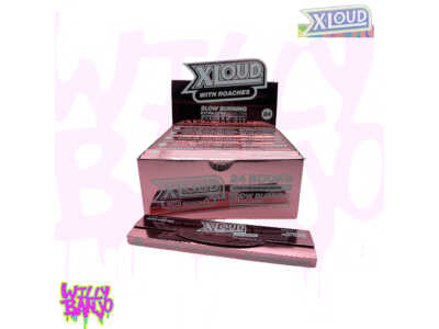 Pink XLoud XL Rolling Papers With Tips