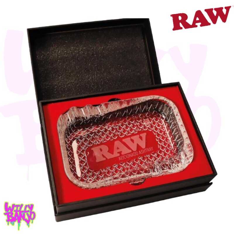 RAW Aficionado Glass Ashtray