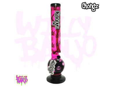 Chongz “Riff Raff” 40cm Acrylic Bubble Ice Twist Bong