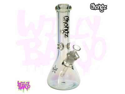 Chongz “TLC” 9mm Iridescent Ice 29.5cm Glass Ice Bong