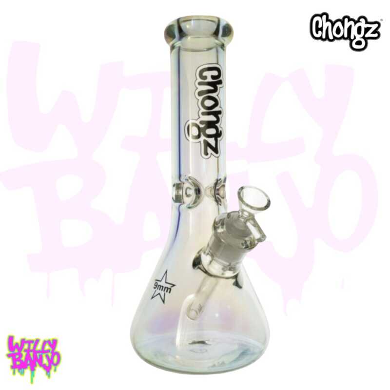 Chongz “TLC” 9mm Iridescent Ice 29.5cm Glass Ice Bong