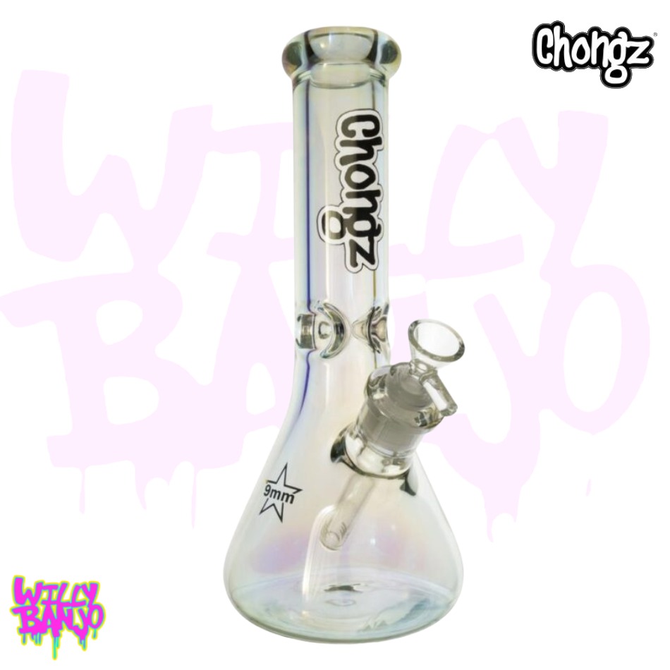 Chongz “TLC” 9mm Iridescent Ice 29.5cm Glass Ice Bong