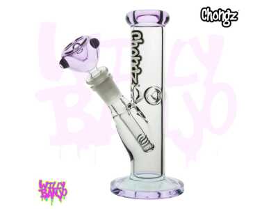 Chongz “F*ck Button” 20cm Glass Ice Bong