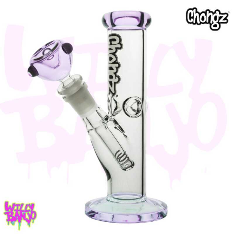 Chongz “F*ck Button” 20cm Glass Ice Bong