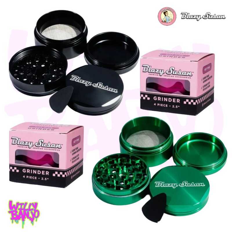 Blazy Susan 63mm 4 Part Aluminium Grinder