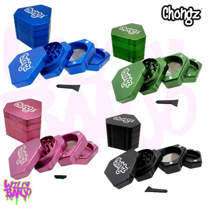 Chongz “Trifecta” 44mm 4 Part Aluminium Grinder