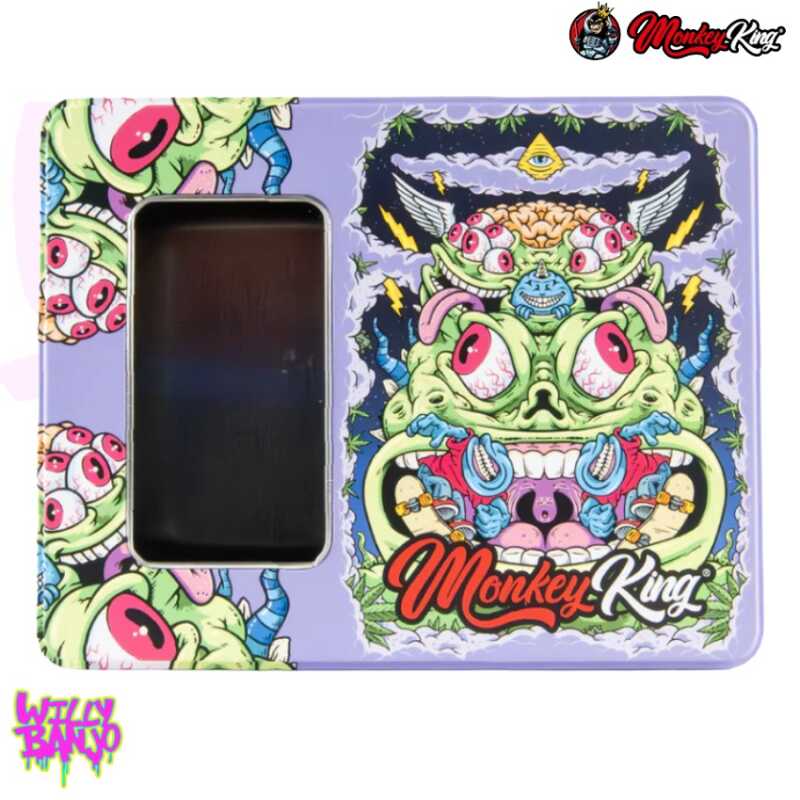 Monkey King Metal Storage Box with Window