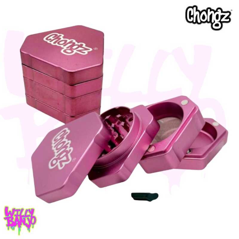 Chongz “Trifecta” 44mm 4 Part Aluminium Grinder