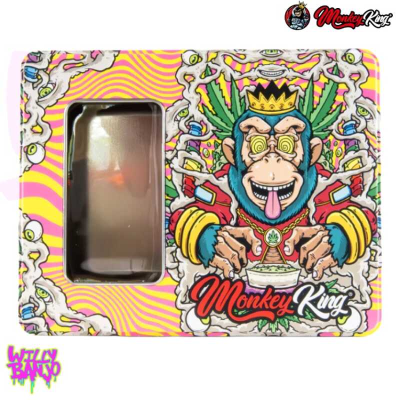 Monkey King Metal Storage Box with Window