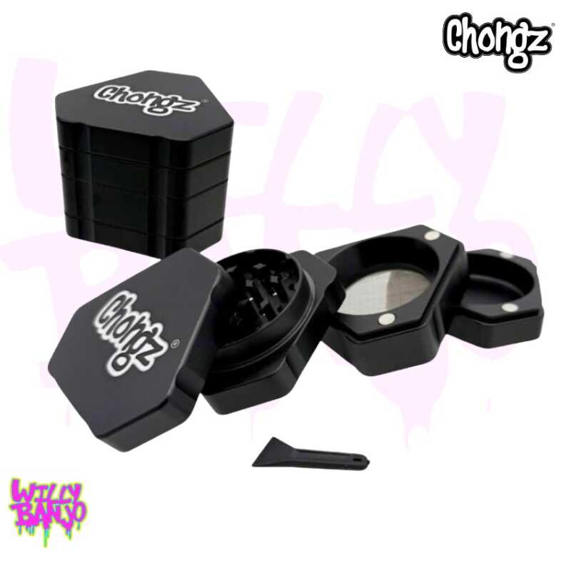 Chongz “Trifecta” 44mm 4 Part Aluminium Grinder