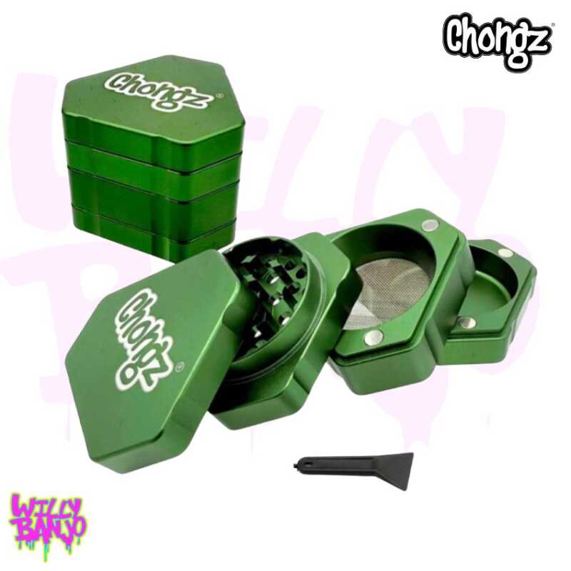 Chongz “Trifecta” 44mm 4 Part Aluminium Grinder
