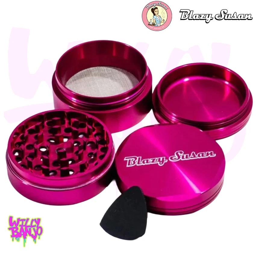 Blazy Susan 4-Piece Aluminium Grinder 63mm