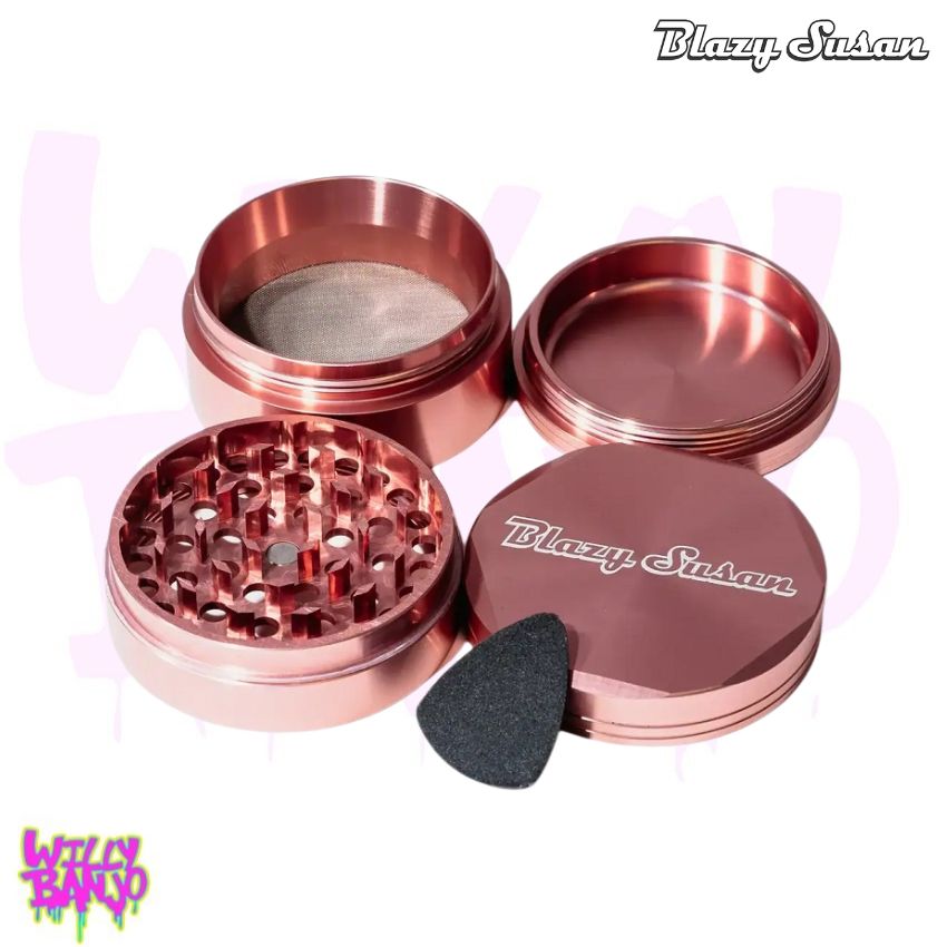Blazy Susan 4-Piece Aluminium Grinder 63mm