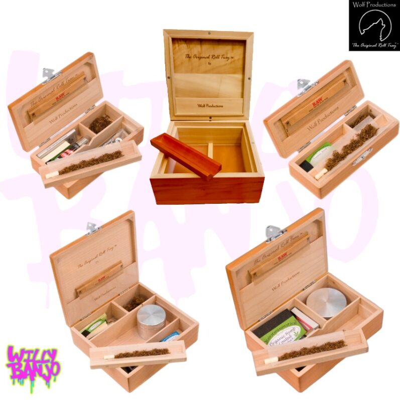 wolf box display