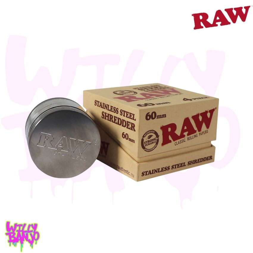 RAW Stainless Steel 4 Part grinder