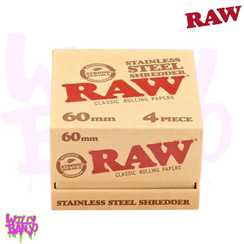 RAW Stainless Steel 4 Part grinder