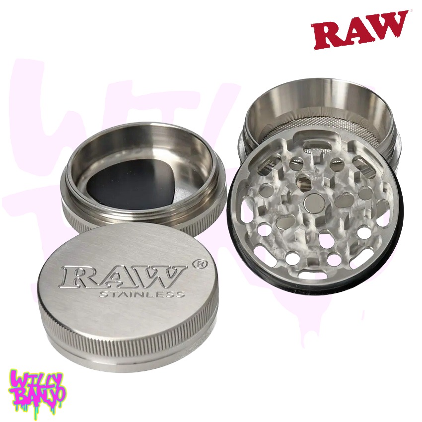 RAW Stainless Steel 4 Part 50mm - Premium Grinder