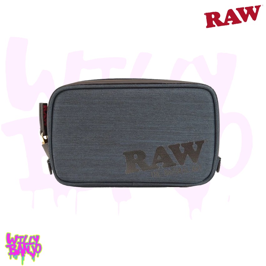 RAW Black Enhanced Smell Proof Pouch - 5 Layer Odour Blocking Storage