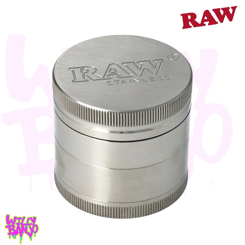 RAW Stainless Steel 4 Part 50mm - Premium Grinder