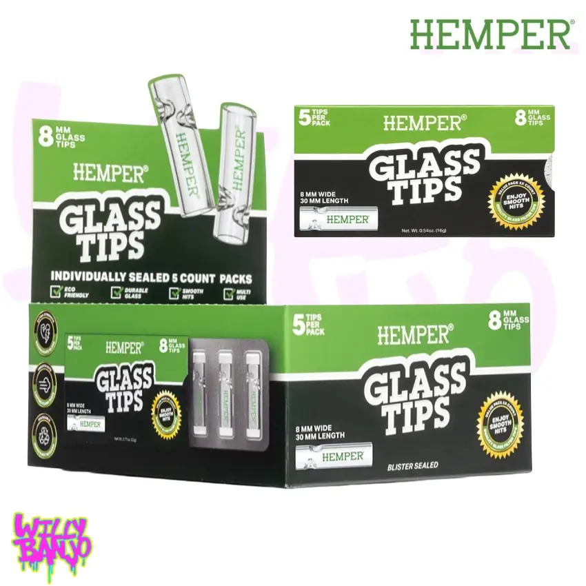 Hemper Glass Filter Tips