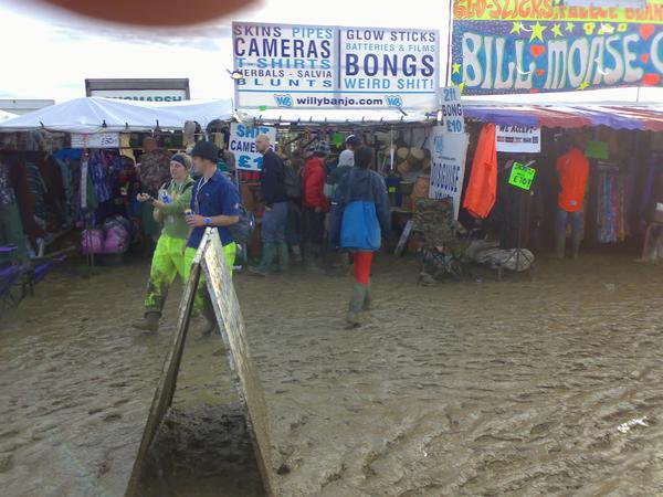 Muddy Glastonbury, around 2000