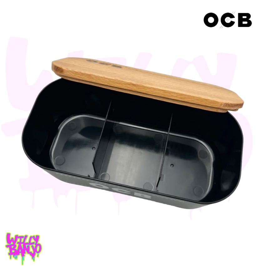 OCB Rolling Box with Bamboo Tray