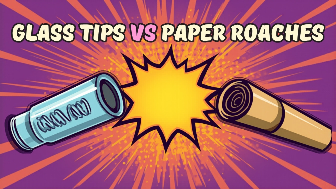 Glass Tips vs Paper Roaches