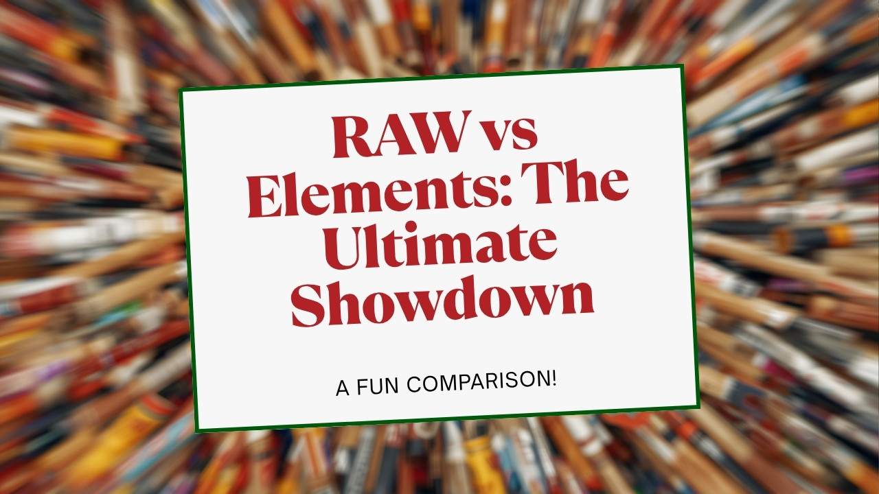 RAW vs Elements