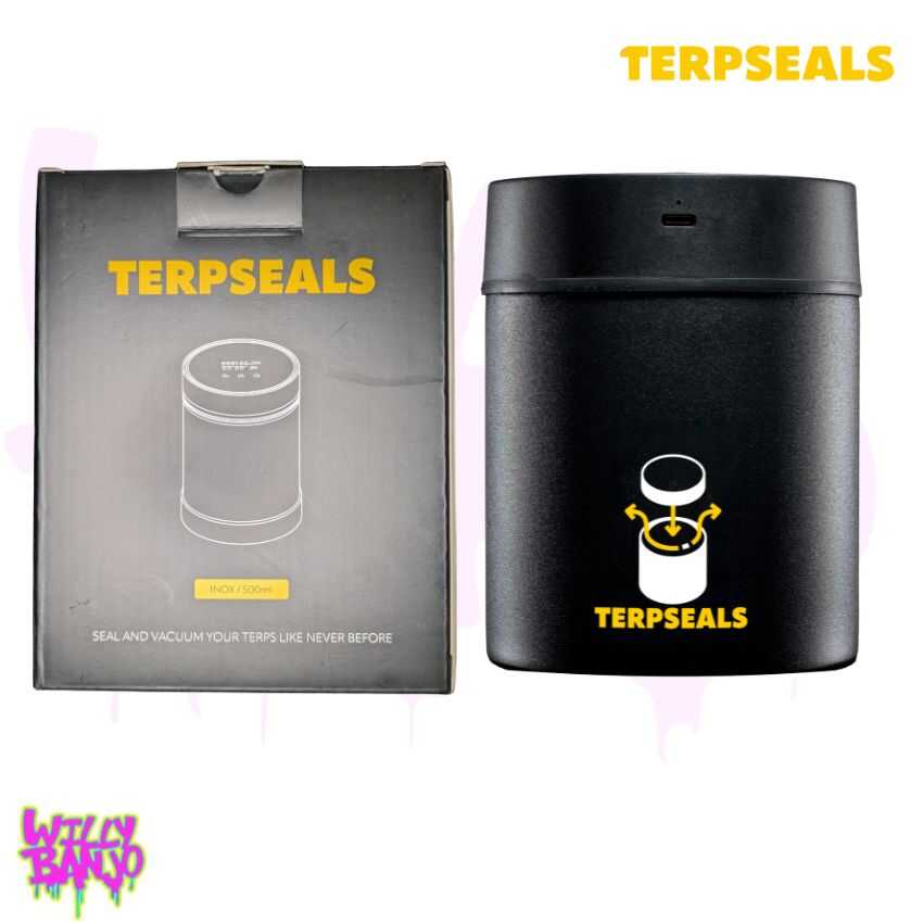 Terpseals Premium Curing Jars with Vacuum Seal