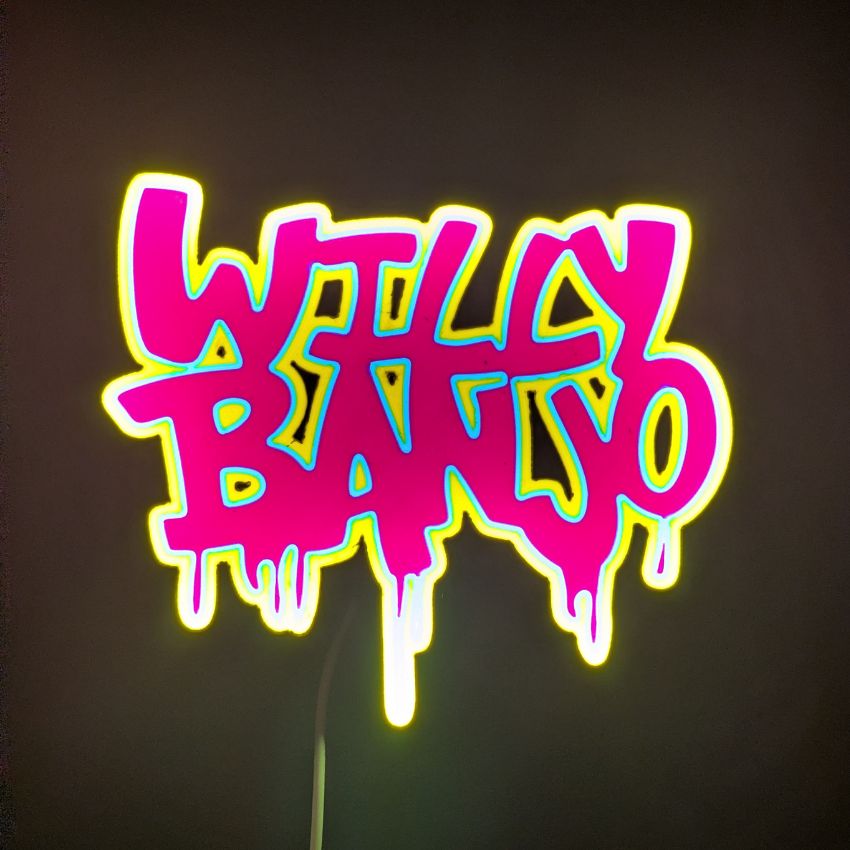 Willy Banjo USB LED Light Up Sign