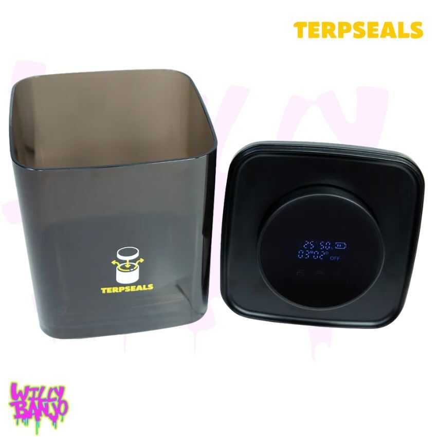 Terpseals Premium Curing Jars with Vacuum Seal