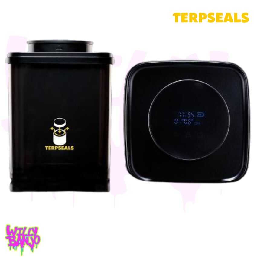 Terpseals Premium Curing Jars with Vacuum Seal