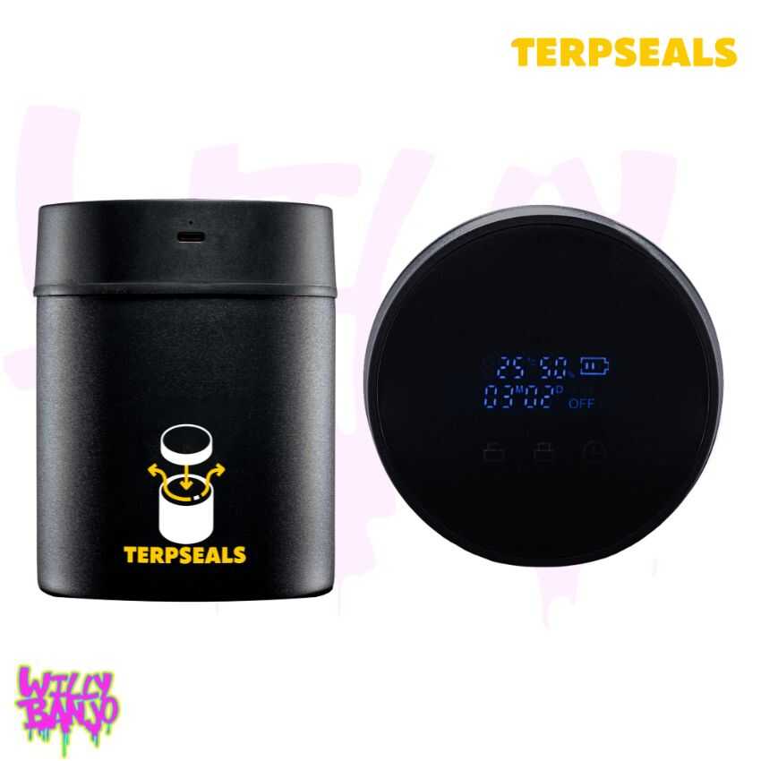 Terpseals Premium Curing Jars with Vacuum Seal