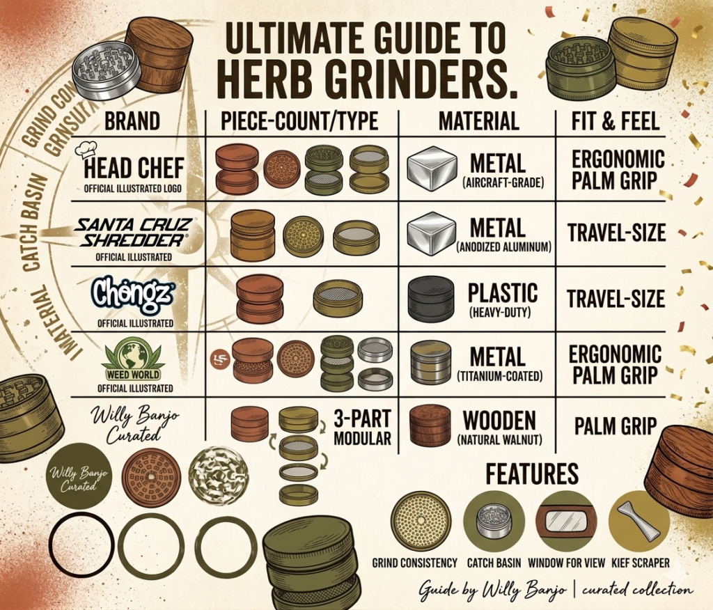 How to choose a herb grinder ai image willy banjo blog