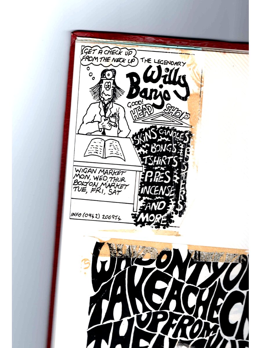 Willy Banjo market era ad with the phone number printed upside down